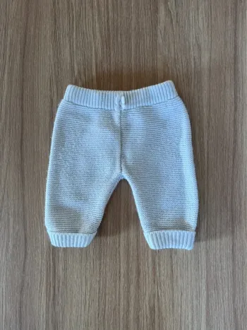 Pantalon blanc en laine