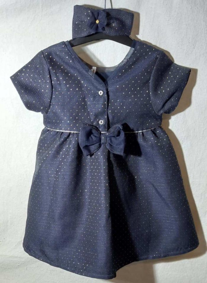 Robe bleue avec bandeau Orchestra