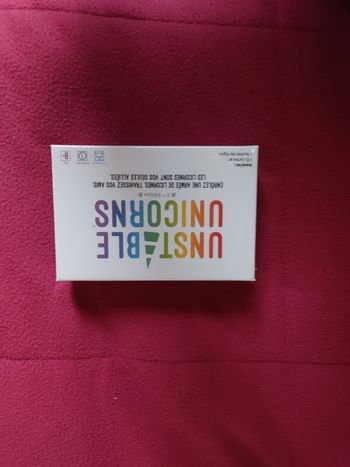 Jeu "Unstable Unicorns" neuf sous blister (d'autres jeux dans mon dressing)