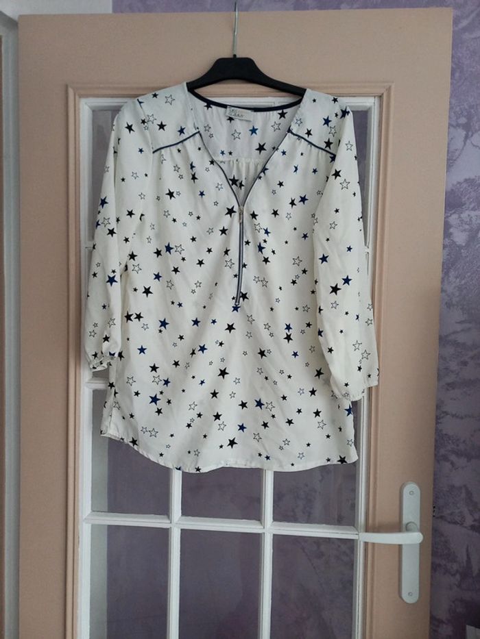 Blouse manches 3/4 femme