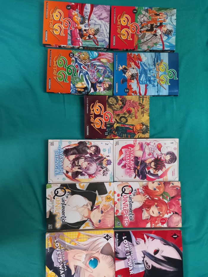 Lot de livres manga 4€ le livres - photo numéro 1