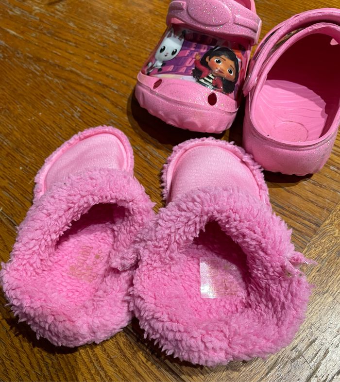 Sabote Crocs Gabby-Chat Rose Paillettes Fille Taille 22 - photo numéro 3