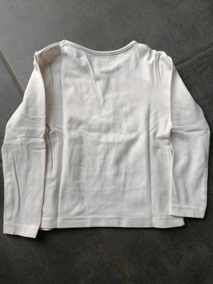 T-shirt fille manches longues 4 ans - photo numéro 2