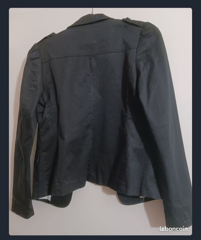 Veste blazer, veste tailleur, noir - photo numéro 2