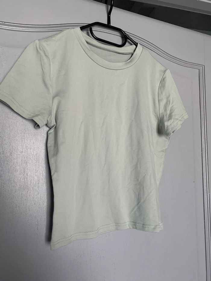 T shirt vert pastel
