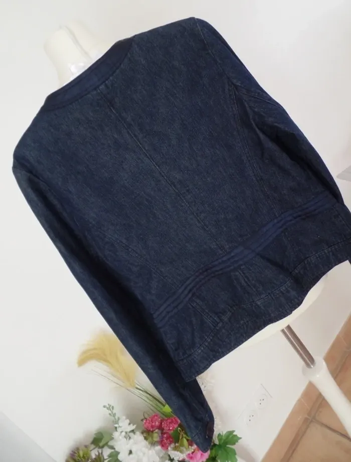 Veste_denim jeans_ coton - photo numéro 7