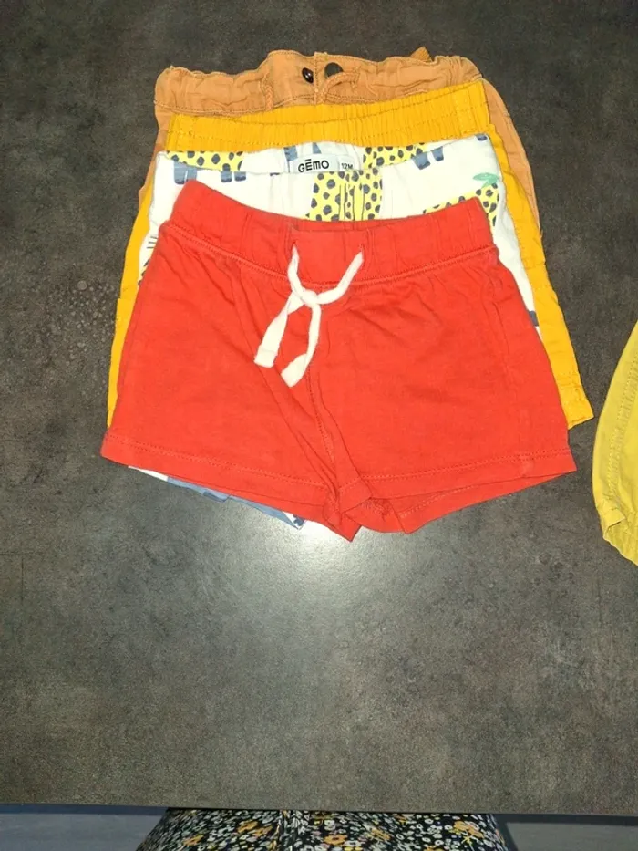 Lot de 5 shorts 12 mois - photo numéro 3