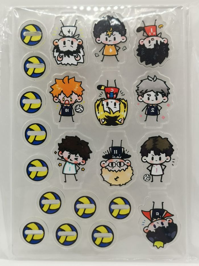 10 Minis Supports Acrylique Haikyuu De Pleins De Personnages