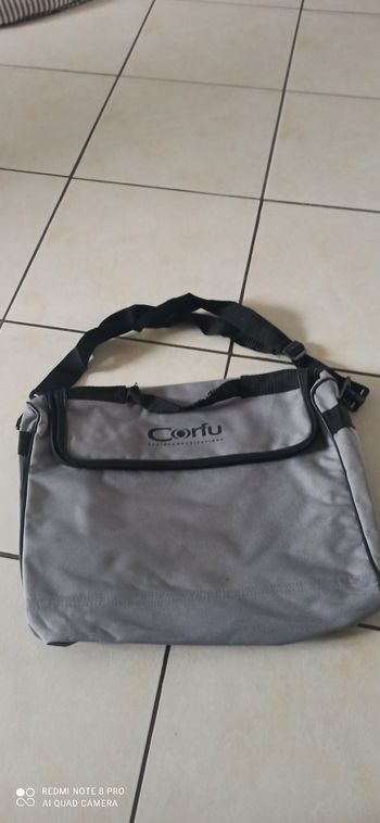 Sac bandouliere gris