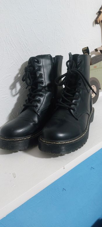 Botine noire 39 portée 1 fois