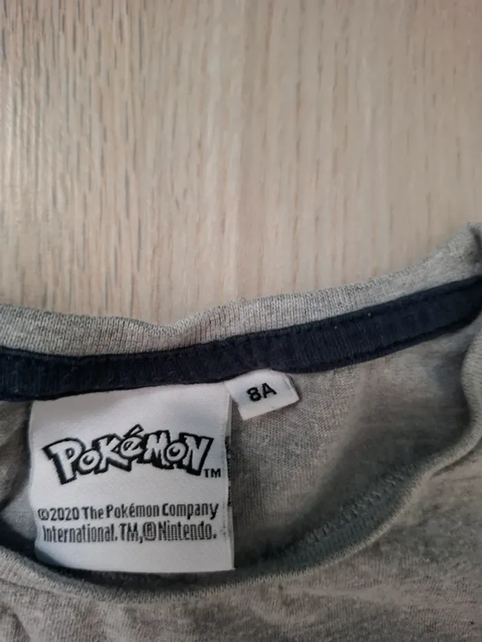 Pyjama Pokemon gris bleu 8 ans - photo numéro 7