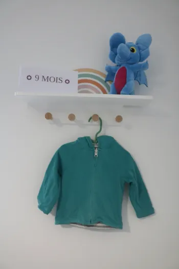 Veste réversible garçon Obaïbi 9 mois