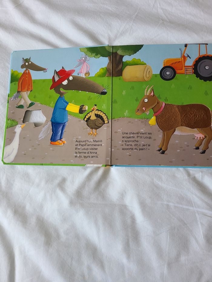 Livre à toucher P'tit loup à la ferme - photo numéro 3
