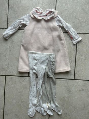 Robe polaire fille 9 mois