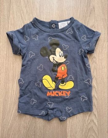 Combinaison été Mickey 1 mois