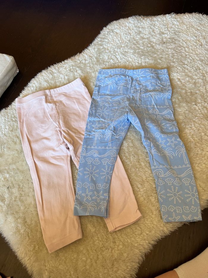 Lot 2 legging 12 mois