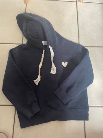 Pull à capuche coeur