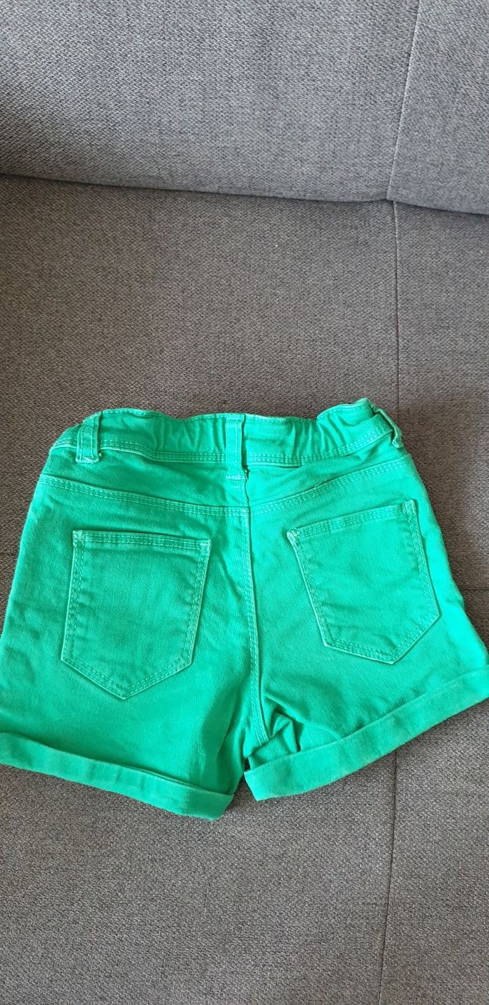 Short en jean vert kiabi 5 ans - photo numéro 2
