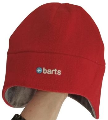 🧢 Bonnet Polaire Rouge avec Pompon - Taille 53 (Barts)