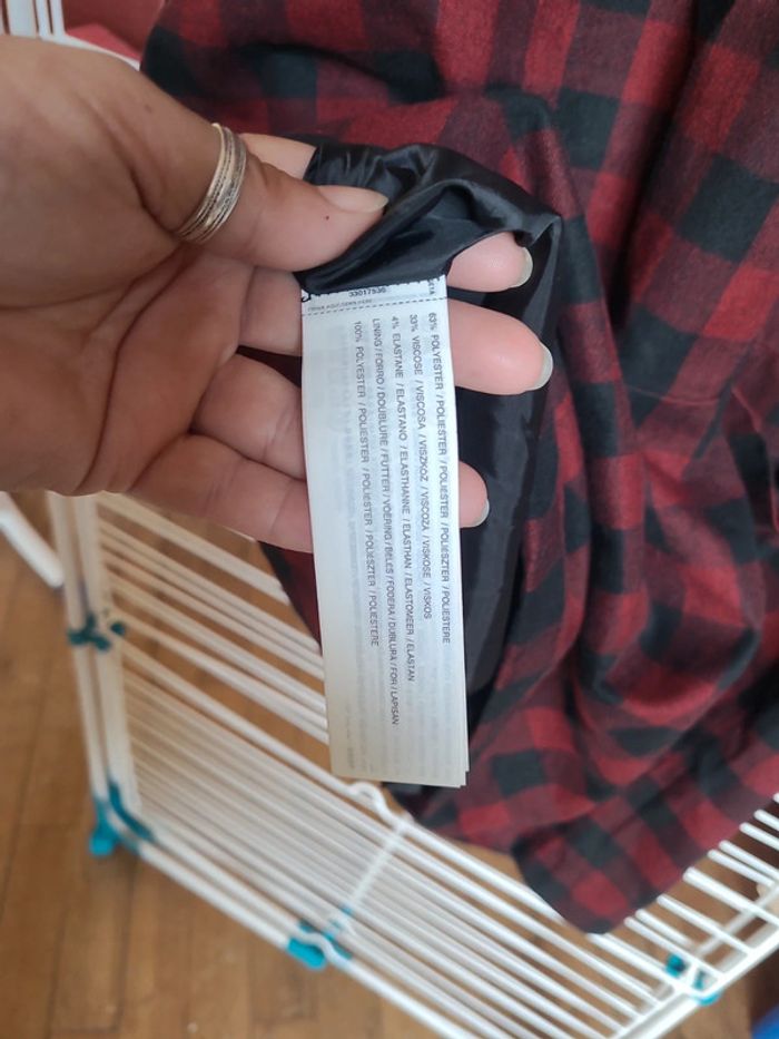 robe mango a carreaux taille 40 - photo numéro 4