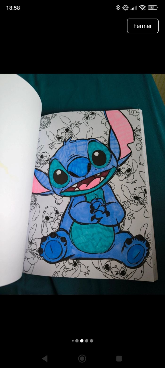 Livre coloriage mystère 200% stitch - photo numéro 4
