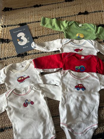 Lots body bébé 3 mois mixte