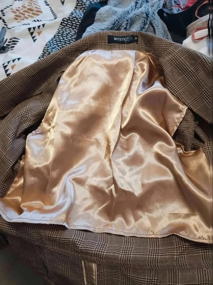 Blazer  dorée  taille  38 - photo numéro 8