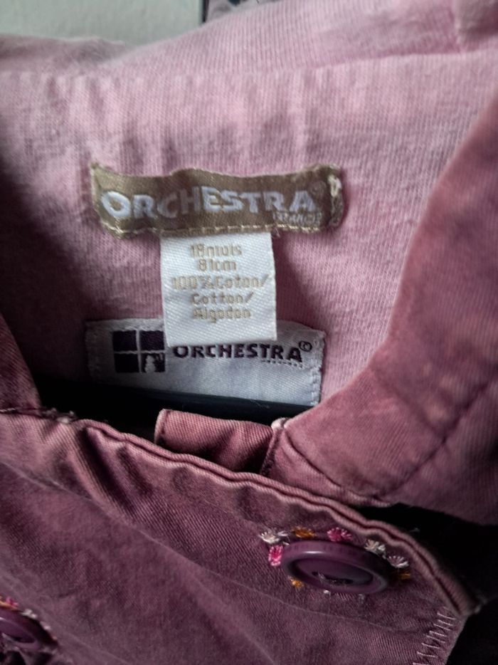 Manteau mi-saison avec capuche fille 18 mois 81 cm Orchestra - photo numéro 3