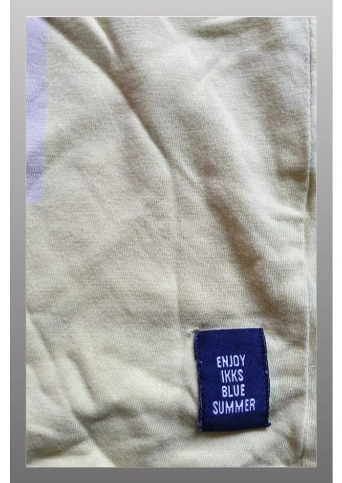 Tee-shirt garçon jaune IKKS 5 ans - photo numéro 5