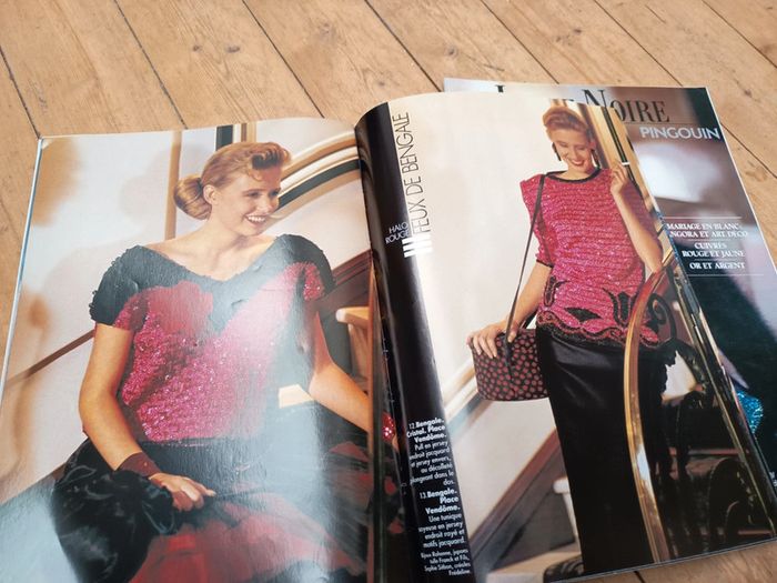 Catalogue tricot pingouin ligne noire vintage - photo numéro 9