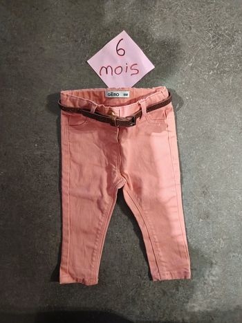 Jean rose 6 mois