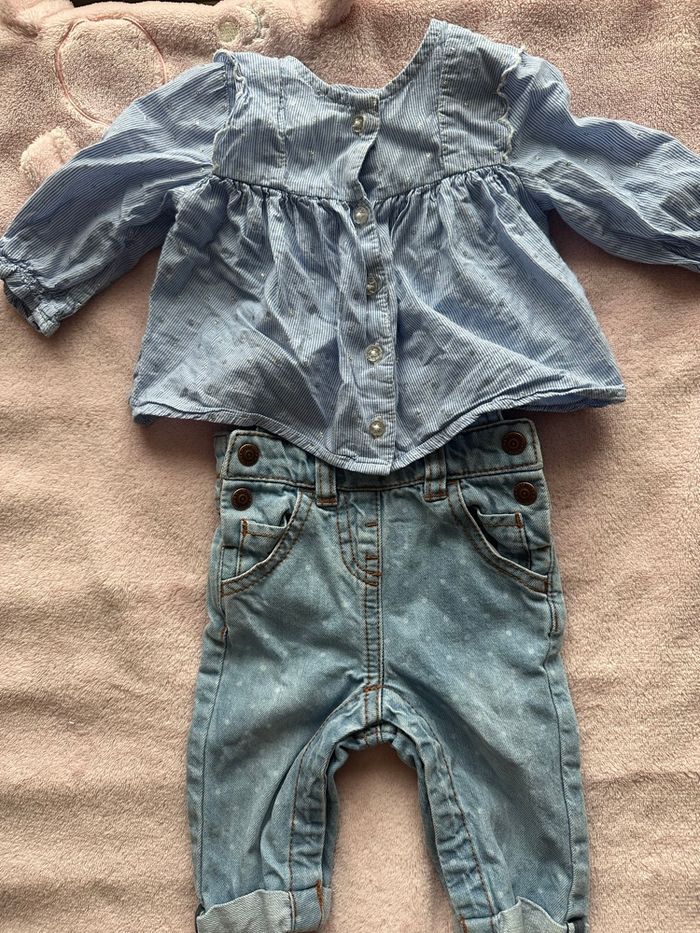 Salopette fille 3 mois en très bon état - photo numéro 6