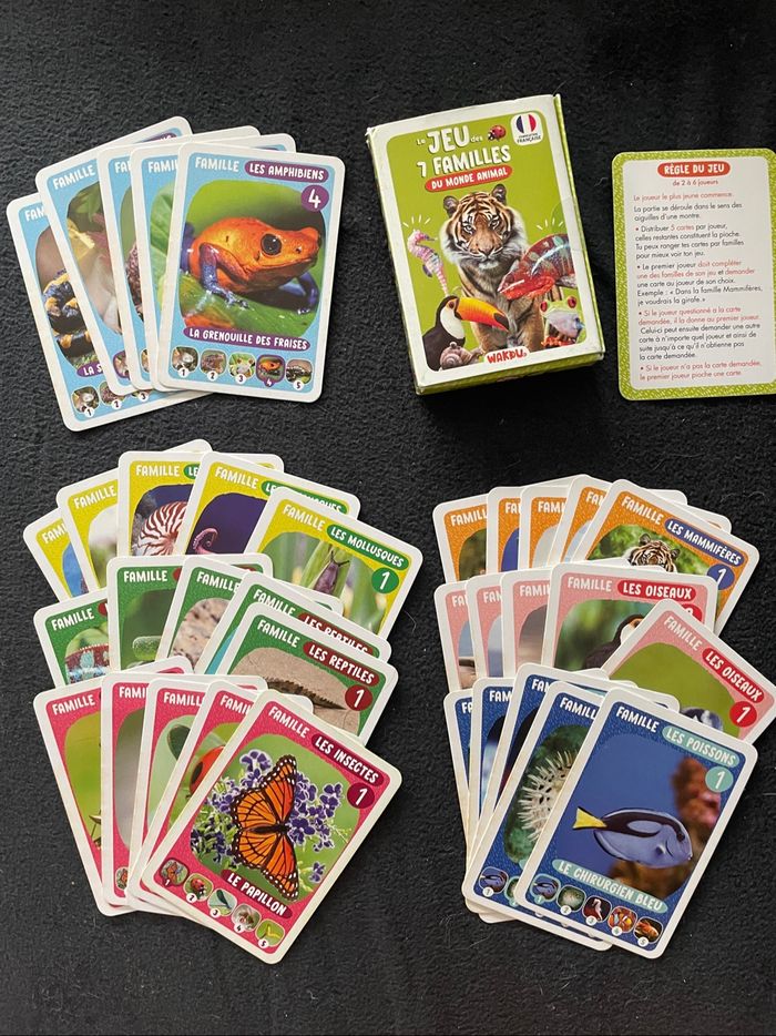 Jeu de 7 familles du monde animal - photo numéro 2