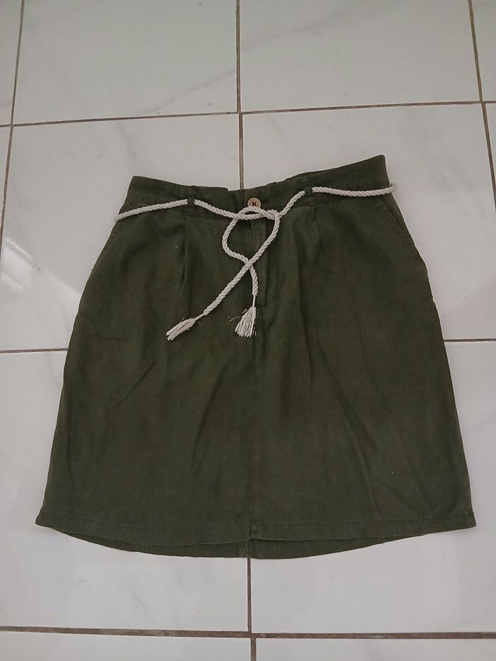 Jupe femme d ete en cton taille 38 marque cache cache - photo numéro 2