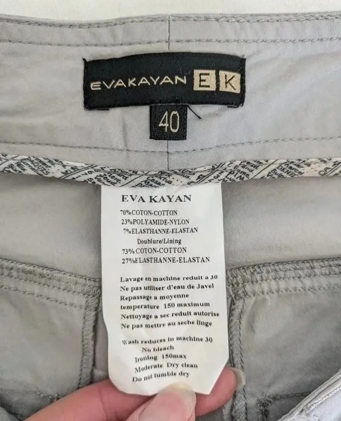 Pantacourt d'été - Eva Kayan - taille 40 - photo numéro 4
