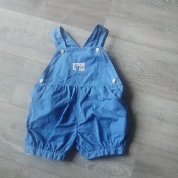 🌸Combi short Salopette bleu mixte 24 mois "Extra Wear" 🌸