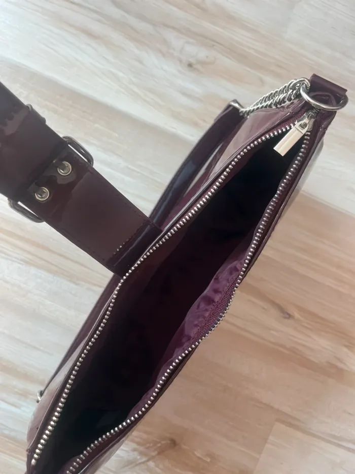 sac bordeaux h&m - photo numéro 3