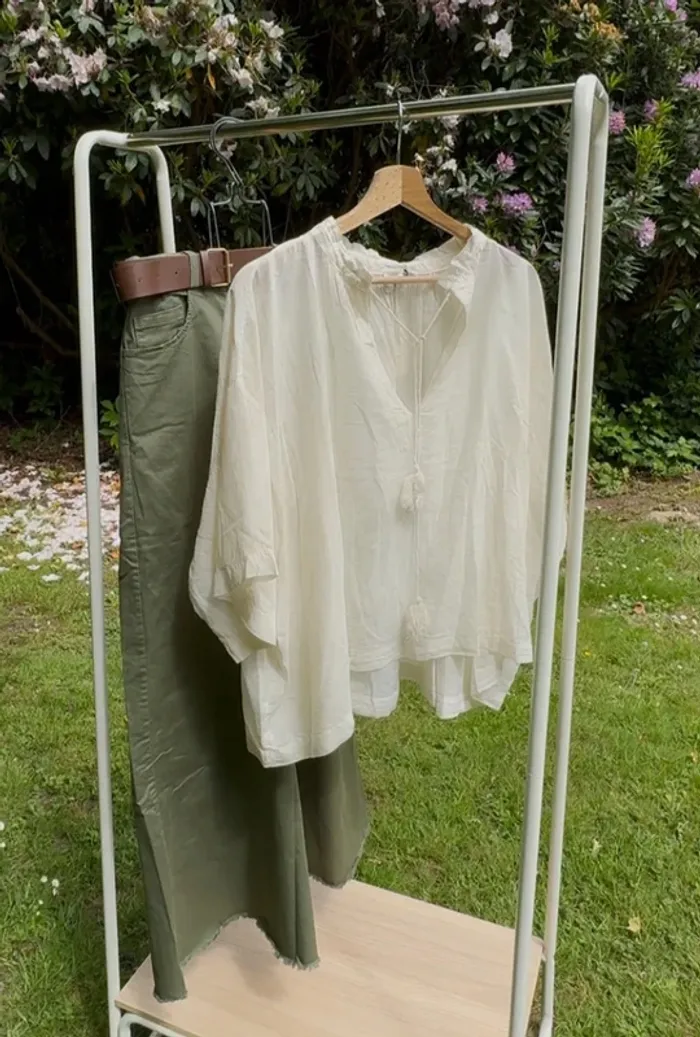 Blouse écru - photo numéro 2