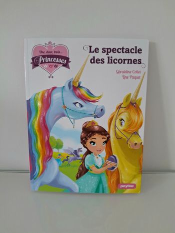 Livre 1 2 3 Princesses Le Spectacle des licornes 🦄
