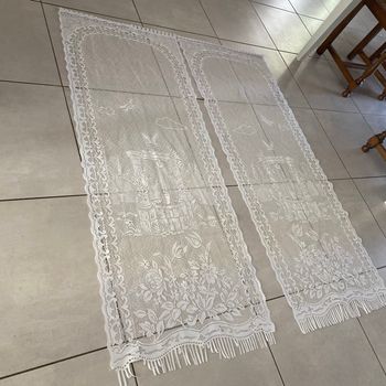 1 paire de rideaux 56 x147 cm