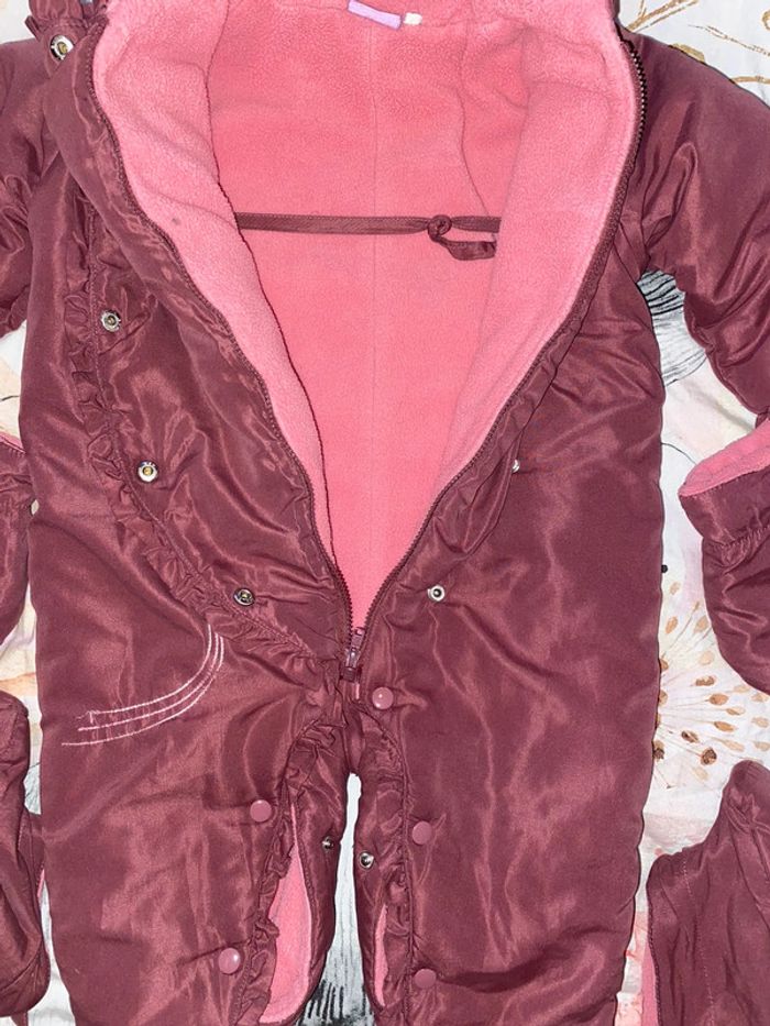 Manteau combinaison complète doublée polaire, 12 mois, TCF. - photo numéro 6