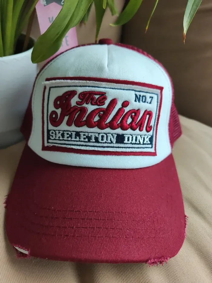 Casquette Trucker The Indian rouge - photo numéro 3