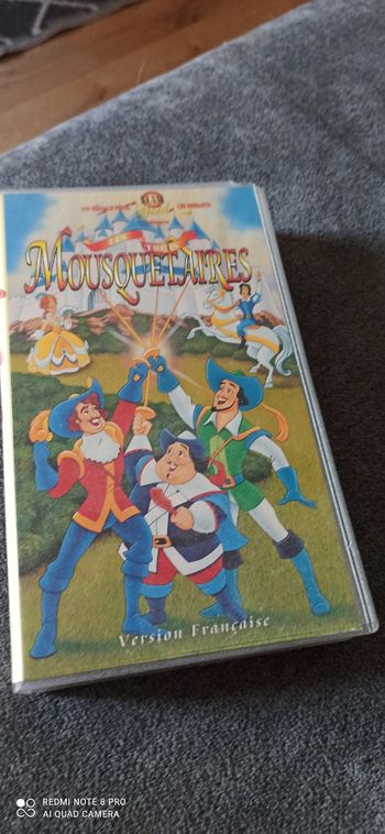 Cassette video les 3 mousquetaires