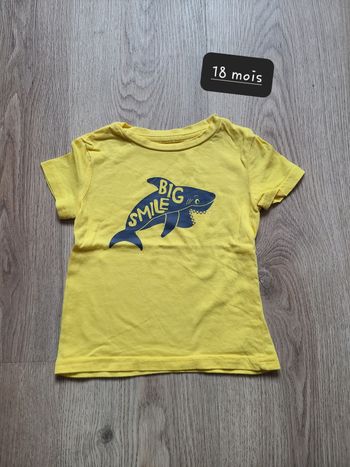 T-shirt manche courte 18 mois