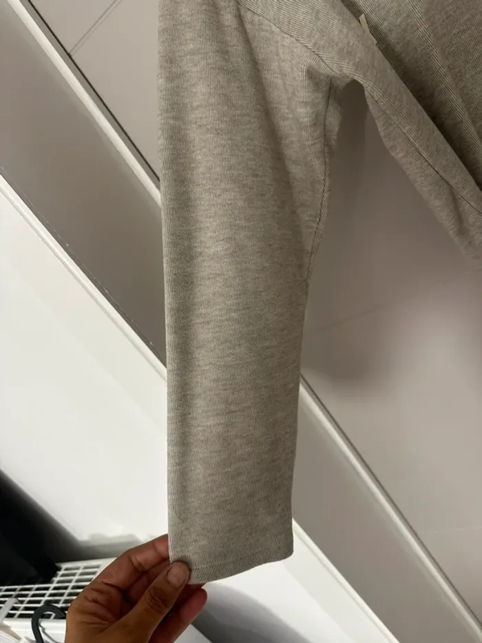 Pull à capuche IKKS – Beige – Taille XS - photo numéro 3
