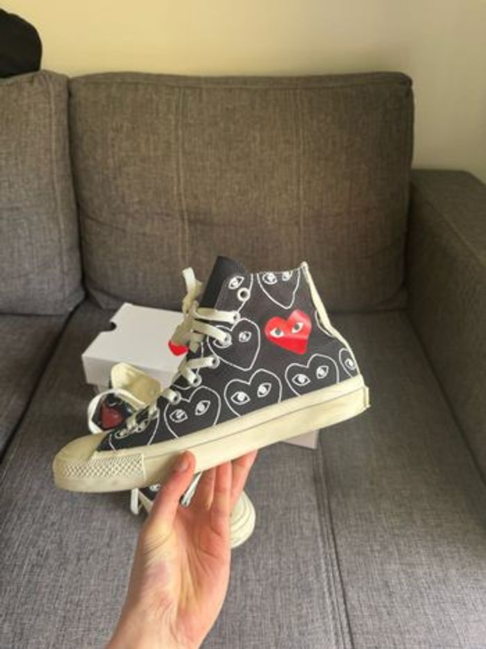 Converse Comme des Garçons Black Heart Print