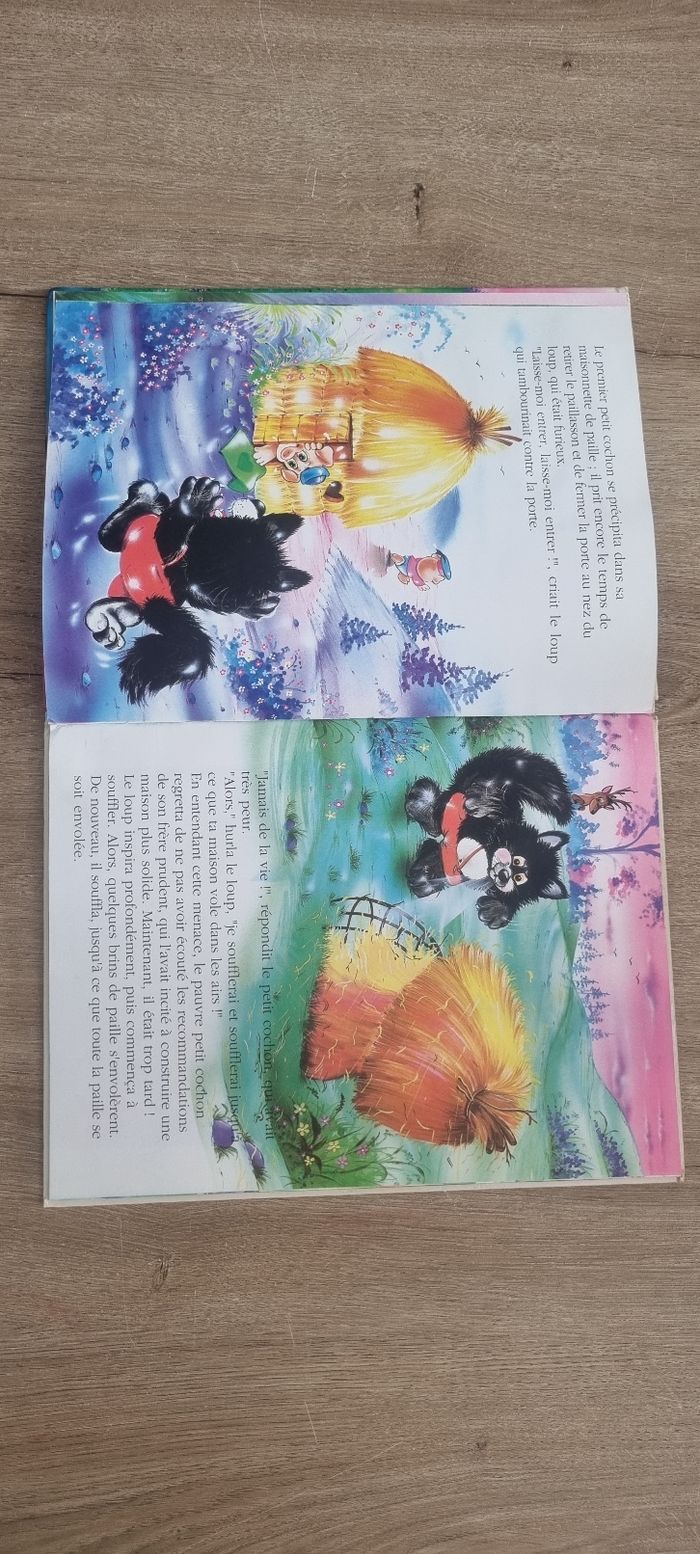 Livre ancien Les 3 petits cochons Saep - photo numéro 4