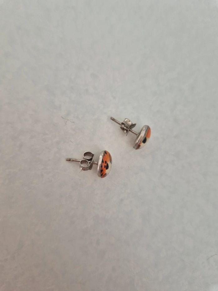Boucles d'oreilles tigres enfant - photo numéro 2