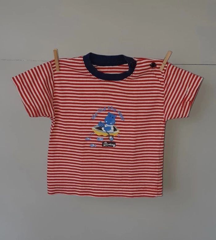 Tee-shirt 12 mois Hippopotame