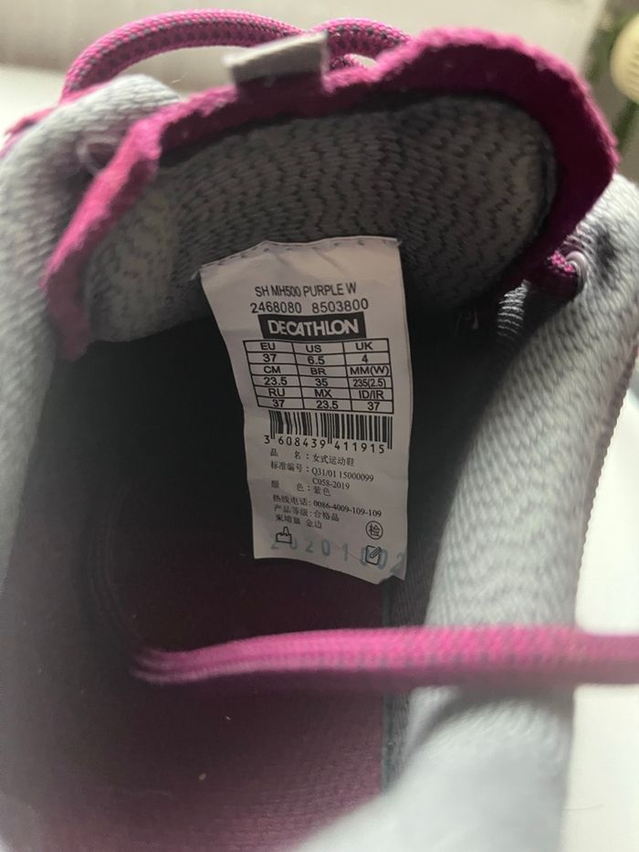 Chaussures de randonnée femme 37 Quechua Evofit